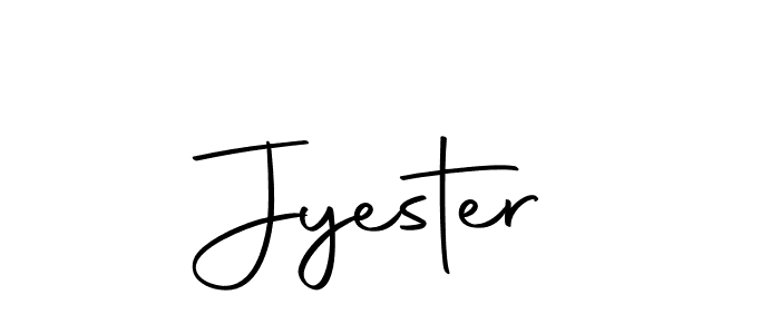 Create a beautiful signature design for name Jyester. With this signature (Autography-DOLnW) fonts, you can make a handwritten signature for free. Jyester signature style 10 images and pictures png