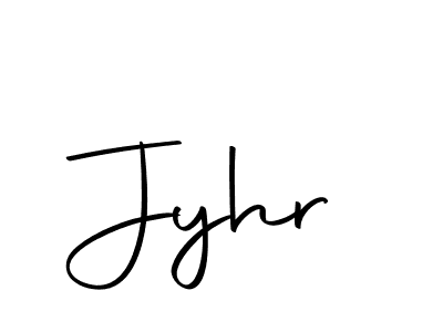 Similarly Autography-DOLnW is the best handwritten signature design. Signature creator online .You can use it as an online autograph creator for name Jyhr. Jyhr signature style 10 images and pictures png