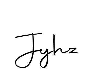 Make a beautiful signature design for name Jyhz. With this signature (Autography-DOLnW) style, you can create a handwritten signature for free. Jyhz signature style 10 images and pictures png