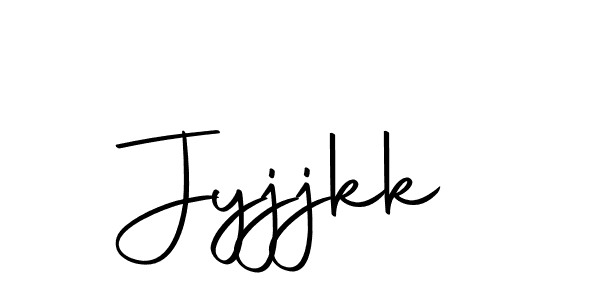 Use a signature maker to create a handwritten signature online. With this signature software, you can design (Autography-DOLnW) your own signature for name Jyjjkk. Jyjjkk signature style 10 images and pictures png