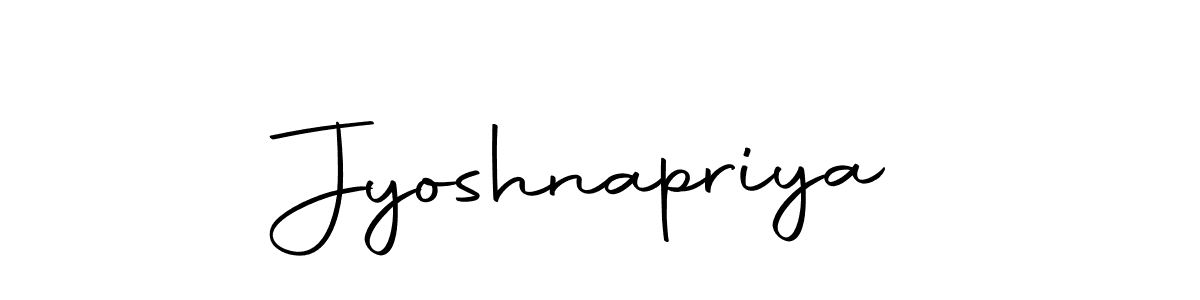 The best way (Autography-DOLnW) to make a short signature is to pick only two or three words in your name. The name Jyoshnapriya include a total of six letters. For converting this name. Jyoshnapriya signature style 10 images and pictures png