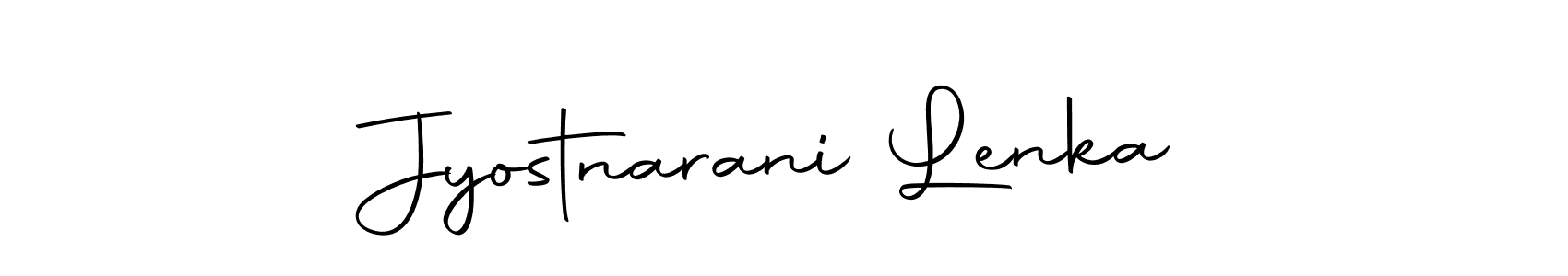 Jyostnarani Lenka stylish signature style. Best Handwritten Sign (Autography-DOLnW) for my name. Handwritten Signature Collection Ideas for my name Jyostnarani Lenka. Jyostnarani Lenka signature style 10 images and pictures png