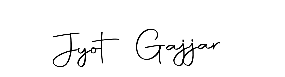 Use a signature maker to create a handwritten signature online. With this signature software, you can design (Autography-DOLnW) your own signature for name Jyot Gajjar. Jyot Gajjar signature style 10 images and pictures png