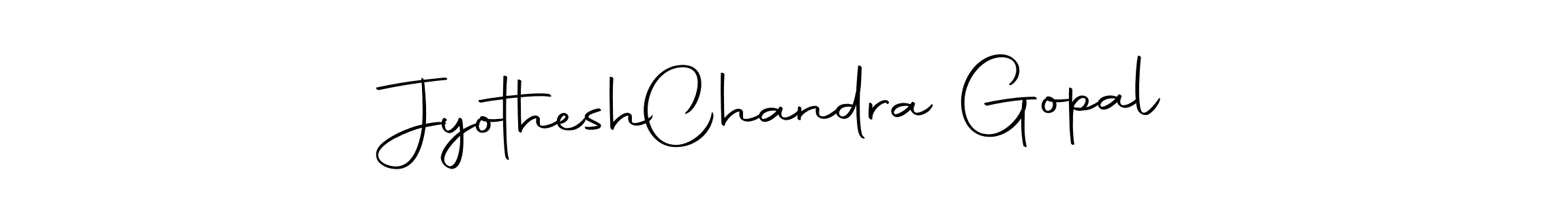 Create a beautiful signature design for name Jyothesh  Chandra Gopal. With this signature (Autography-DOLnW) fonts, you can make a handwritten signature for free. Jyothesh  Chandra Gopal signature style 10 images and pictures png