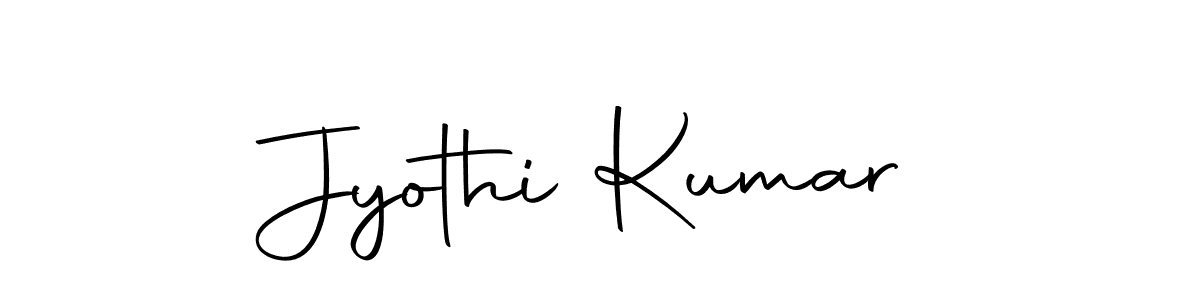 Create a beautiful signature design for name Jyothi Kumar. With this signature (Autography-DOLnW) fonts, you can make a handwritten signature for free. Jyothi Kumar signature style 10 images and pictures png