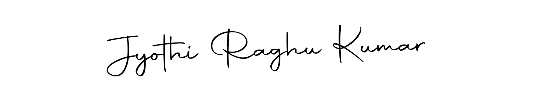 Make a short Jyothi Raghu Kumar signature style. Manage your documents anywhere anytime using Autography-DOLnW. Create and add eSignatures, submit forms, share and send files easily. Jyothi Raghu Kumar signature style 10 images and pictures png