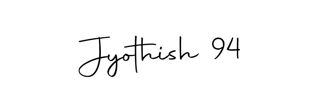 Use a signature maker to create a handwritten signature online. With this signature software, you can design (Autography-DOLnW) your own signature for name Jyothish 94. Jyothish 94 signature style 10 images and pictures png