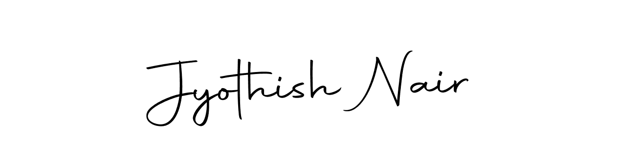Make a beautiful signature design for name Jyothish Nair. With this signature (Autography-DOLnW) style, you can create a handwritten signature for free. Jyothish Nair signature style 10 images and pictures png