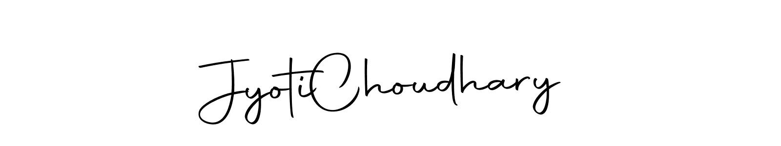 Use a signature maker to create a handwritten signature online. With this signature software, you can design (Autography-DOLnW) your own signature for name Jyoti  Choudhary. Jyoti  Choudhary signature style 10 images and pictures png