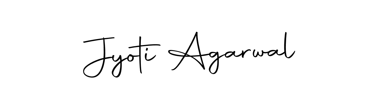 Design your own signature with our free online signature maker. With this signature software, you can create a handwritten (Autography-DOLnW) signature for name Jyoti Agarwal. Jyoti Agarwal signature style 10 images and pictures png