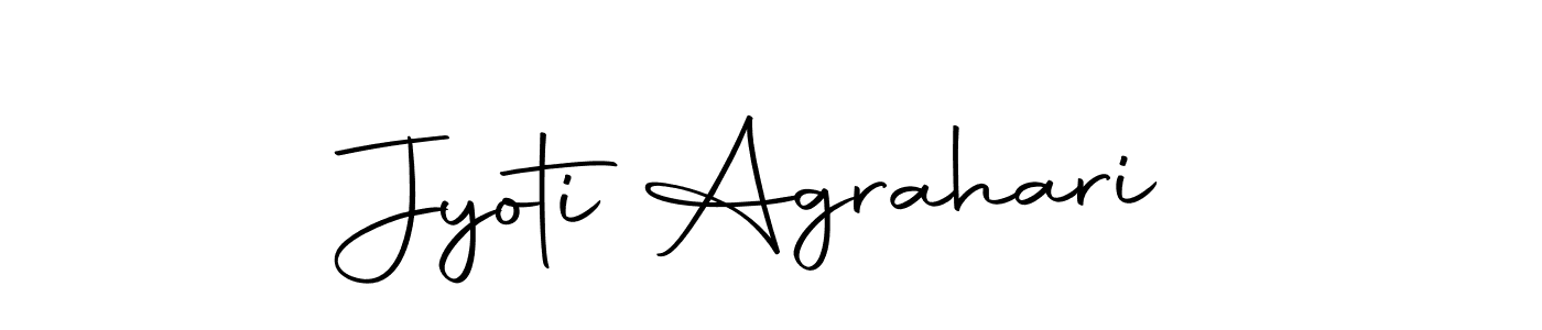 You should practise on your own different ways (Autography-DOLnW) to write your name (Jyoti Agrahari) in signature. don't let someone else do it for you. Jyoti Agrahari signature style 10 images and pictures png