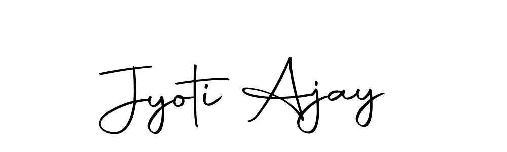 How to make Jyoti Ajay signature? Autography-DOLnW is a professional autograph style. Create handwritten signature for Jyoti Ajay name. Jyoti Ajay signature style 10 images and pictures png