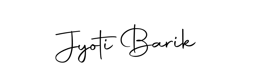 How to make Jyoti Barik name signature. Use Autography-DOLnW style for creating short signs online. This is the latest handwritten sign. Jyoti Barik signature style 10 images and pictures png