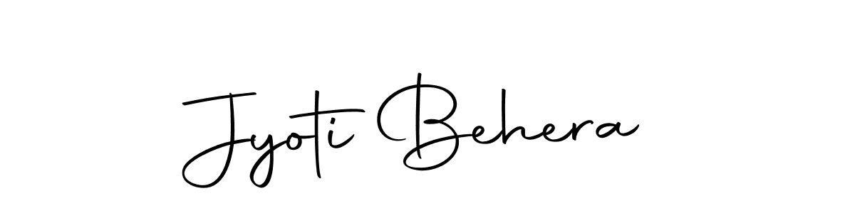 How to make Jyoti Behera name signature. Use Autography-DOLnW style for creating short signs online. This is the latest handwritten sign. Jyoti Behera signature style 10 images and pictures png