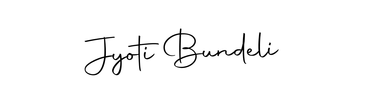 How to make Jyoti Bundeli signature? Autography-DOLnW is a professional autograph style. Create handwritten signature for Jyoti Bundeli name. Jyoti Bundeli signature style 10 images and pictures png