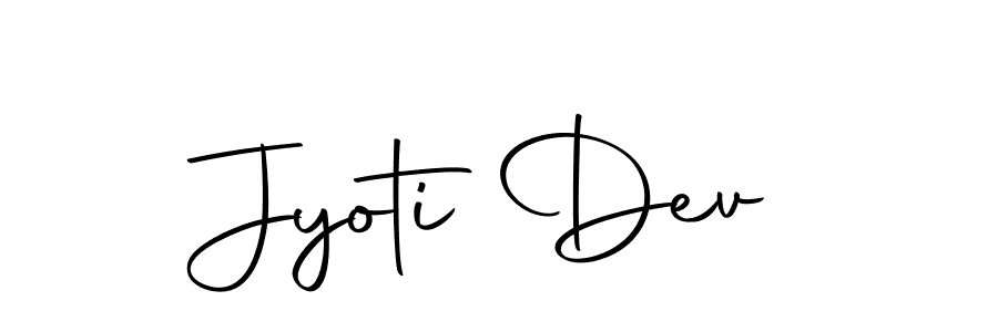 You should practise on your own different ways (Autography-DOLnW) to write your name (Jyoti Dev) in signature. don't let someone else do it for you. Jyoti Dev signature style 10 images and pictures png