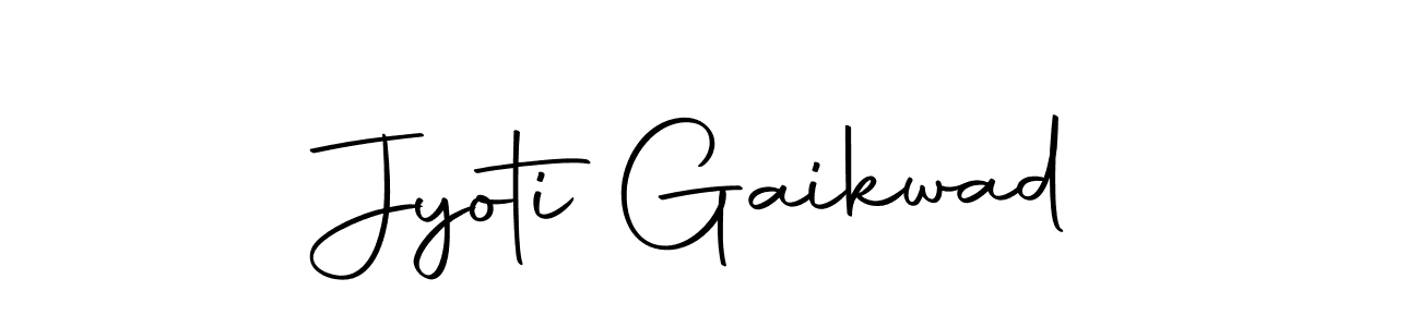 Make a beautiful signature design for name Jyoti Gaikwad. With this signature (Autography-DOLnW) style, you can create a handwritten signature for free. Jyoti Gaikwad signature style 10 images and pictures png