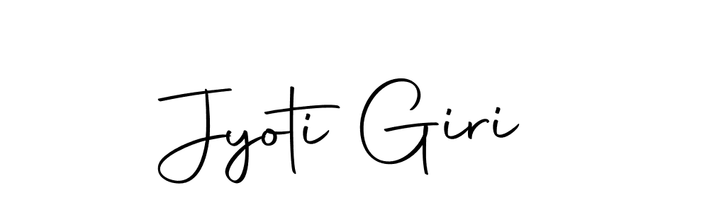 Make a beautiful signature design for name Jyoti Giri. With this signature (Autography-DOLnW) style, you can create a handwritten signature for free. Jyoti Giri signature style 10 images and pictures png