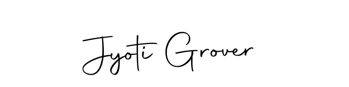 How to make Jyoti Grover signature? Autography-DOLnW is a professional autograph style. Create handwritten signature for Jyoti Grover name. Jyoti Grover signature style 10 images and pictures png