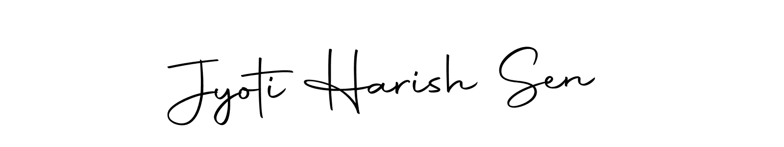 Use a signature maker to create a handwritten signature online. With this signature software, you can design (Autography-DOLnW) your own signature for name Jyoti Harish Sen. Jyoti Harish Sen signature style 10 images and pictures png
