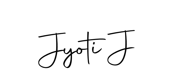Make a beautiful signature design for name Jyoti J. Use this online signature maker to create a handwritten signature for free. Jyoti J signature style 10 images and pictures png