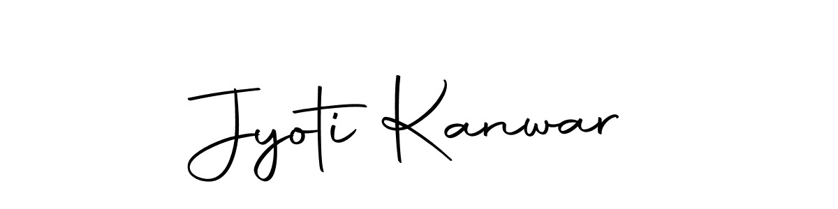 Create a beautiful signature design for name Jyoti Kanwar. With this signature (Autography-DOLnW) fonts, you can make a handwritten signature for free. Jyoti Kanwar signature style 10 images and pictures png