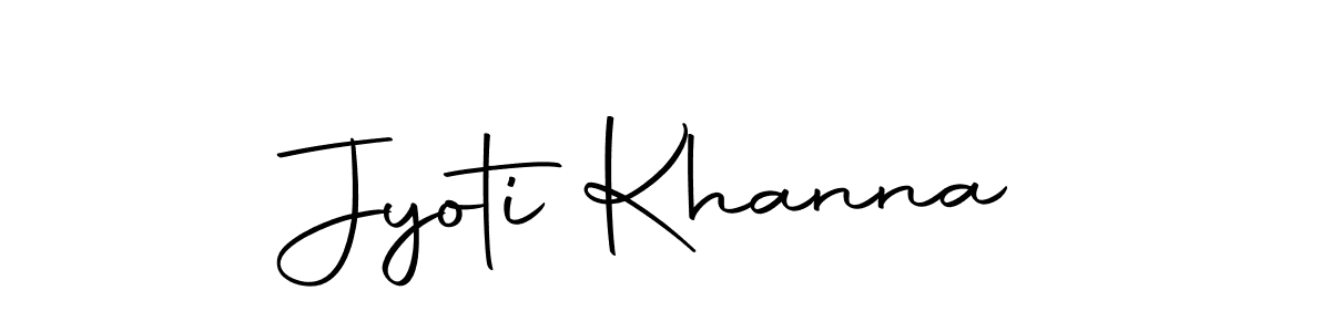 How to make Jyoti Khanna name signature. Use Autography-DOLnW style for creating short signs online. This is the latest handwritten sign. Jyoti Khanna signature style 10 images and pictures png