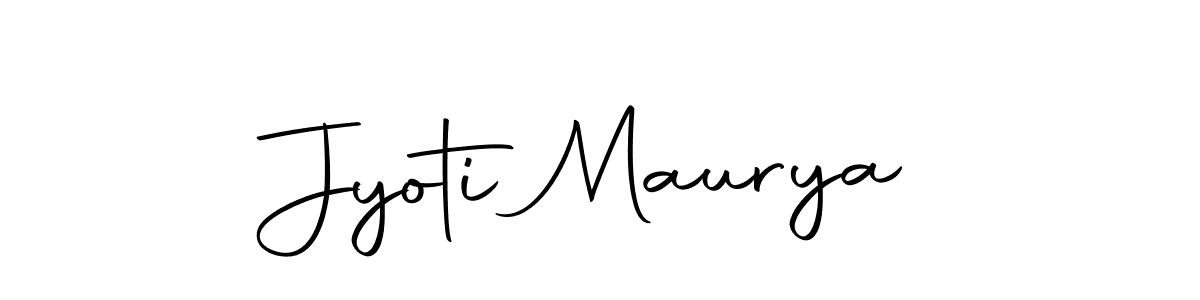 How to make Jyoti Maurya name signature. Use Autography-DOLnW style for creating short signs online. This is the latest handwritten sign. Jyoti Maurya signature style 10 images and pictures png