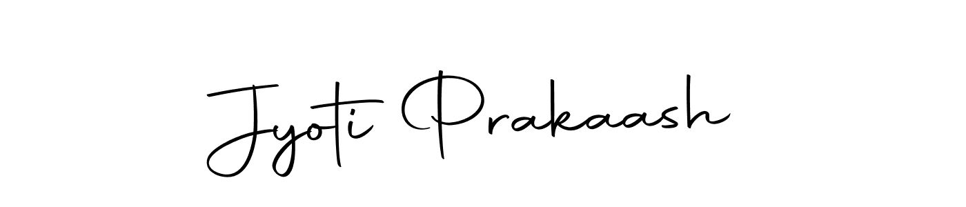 Create a beautiful signature design for name Jyoti Prakaash. With this signature (Autography-DOLnW) fonts, you can make a handwritten signature for free. Jyoti Prakaash signature style 10 images and pictures png