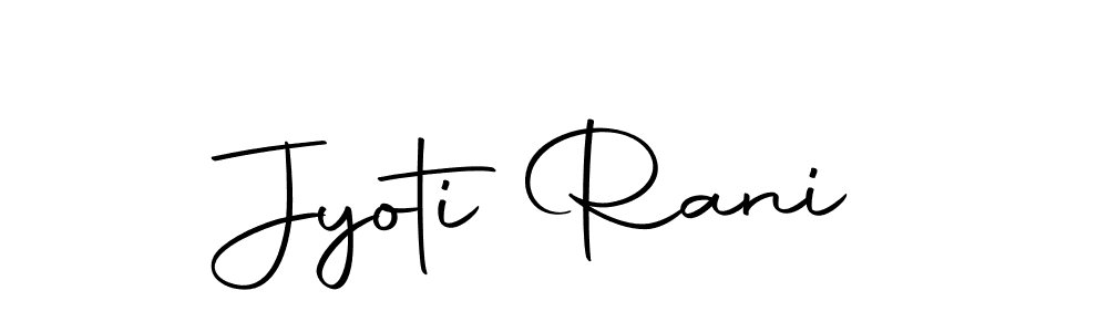 You can use this online signature creator to create a handwritten signature for the name Jyoti Rani. This is the best online autograph maker. Jyoti Rani signature style 10 images and pictures png