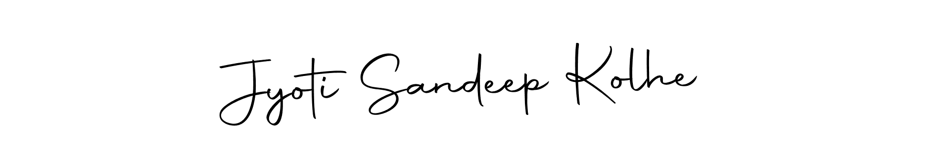 How to make Jyoti Sandeep Kolhe signature? Autography-DOLnW is a professional autograph style. Create handwritten signature for Jyoti Sandeep Kolhe name. Jyoti Sandeep Kolhe signature style 10 images and pictures png