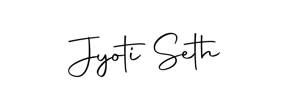Design your own signature with our free online signature maker. With this signature software, you can create a handwritten (Autography-DOLnW) signature for name Jyoti Seth. Jyoti Seth signature style 10 images and pictures png