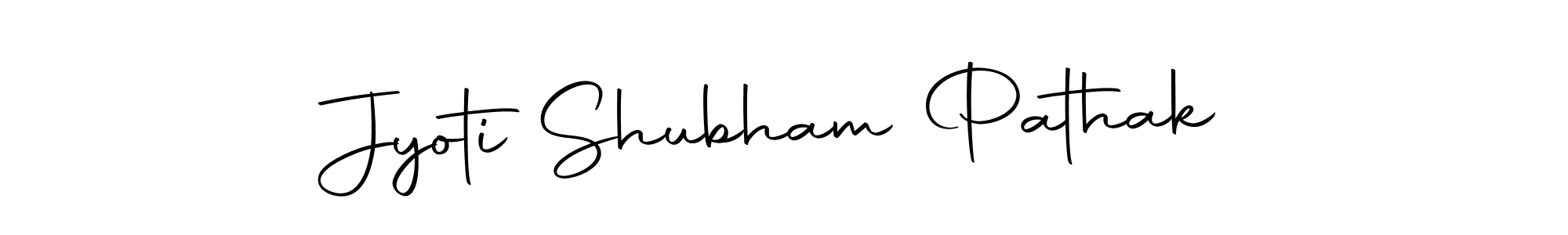 Create a beautiful signature design for name Jyoti Shubham Pathak. With this signature (Autography-DOLnW) fonts, you can make a handwritten signature for free. Jyoti Shubham Pathak signature style 10 images and pictures png