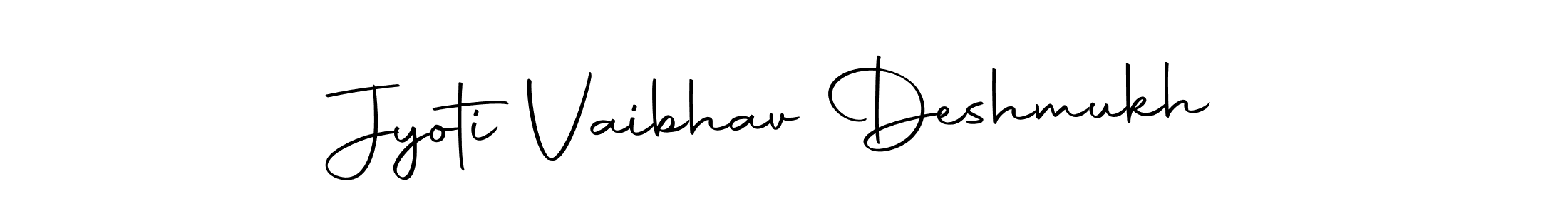 Use a signature maker to create a handwritten signature online. With this signature software, you can design (Autography-DOLnW) your own signature for name Jyoti Vaibhav Deshmukh. Jyoti Vaibhav Deshmukh signature style 10 images and pictures png