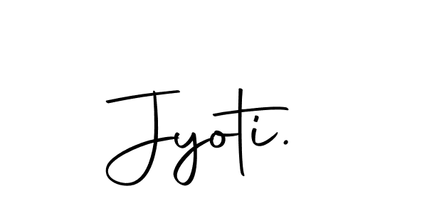 Use a signature maker to create a handwritten signature online. With this signature software, you can design (Autography-DOLnW) your own signature for name Jyoti.. Jyoti. signature style 10 images and pictures png
