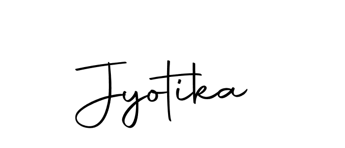 Make a beautiful signature design for name Jyotika. Use this online signature maker to create a handwritten signature for free. Jyotika signature style 10 images and pictures png