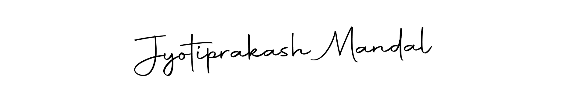 How to make Jyotiprakash Mandal name signature. Use Autography-DOLnW style for creating short signs online. This is the latest handwritten sign. Jyotiprakash Mandal signature style 10 images and pictures png
