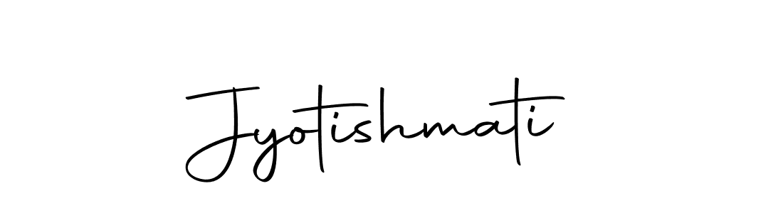 Design your own signature with our free online signature maker. With this signature software, you can create a handwritten (Autography-DOLnW) signature for name Jyotishmati. Jyotishmati signature style 10 images and pictures png