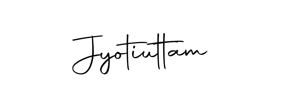 Create a beautiful signature design for name Jyotiuttam. With this signature (Autography-DOLnW) fonts, you can make a handwritten signature for free. Jyotiuttam signature style 10 images and pictures png