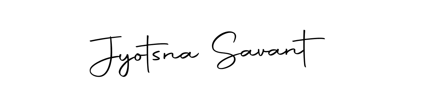 Create a beautiful signature design for name Jyotsna Savant. With this signature (Autography-DOLnW) fonts, you can make a handwritten signature for free. Jyotsna Savant signature style 10 images and pictures png