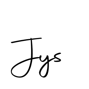 Use a signature maker to create a handwritten signature online. With this signature software, you can design (Autography-DOLnW) your own signature for name Jys. Jys signature style 10 images and pictures png