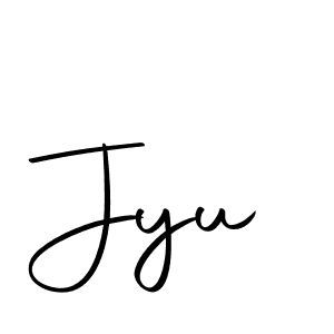 How to make Jyu signature? Autography-DOLnW is a professional autograph style. Create handwritten signature for Jyu name. Jyu signature style 10 images and pictures png