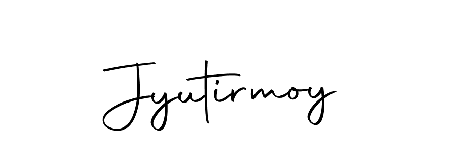 Create a beautiful signature design for name Jyutirmoy. With this signature (Autography-DOLnW) fonts, you can make a handwritten signature for free. Jyutirmoy signature style 10 images and pictures png