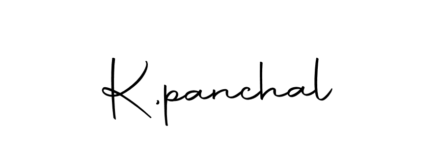 How to make K,panchal signature? Autography-DOLnW is a professional autograph style. Create handwritten signature for K,panchal name. K,panchal signature style 10 images and pictures png