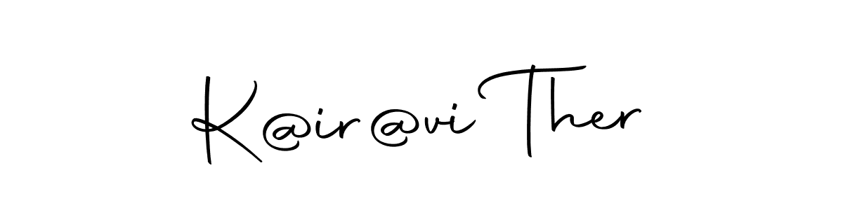 You should practise on your own different ways (Autography-DOLnW) to write your name (K@ir@vi Ther) in signature. don't let someone else do it for you. K@ir@vi Ther signature style 10 images and pictures png