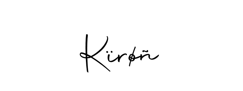 Similarly Autography-DOLnW is the best handwritten signature design. Signature creator online .You can use it as an online autograph creator for name Kïrøñ. Kïrøñ signature style 10 images and pictures png