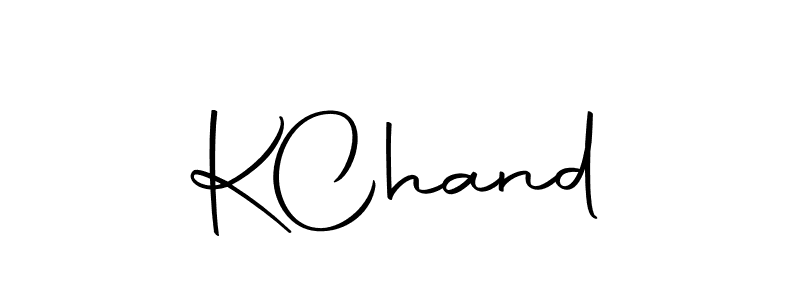 Design your own signature with our free online signature maker. With this signature software, you can create a handwritten (Autography-DOLnW) signature for name K  Chand. K  Chand signature style 10 images and pictures png