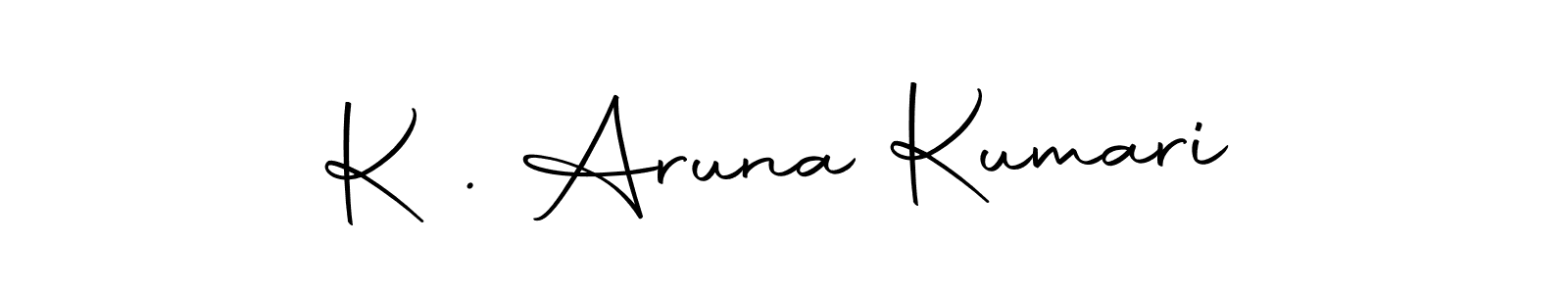 Also we have K . Aruna Kumari name is the best signature style. Create professional handwritten signature collection using Autography-DOLnW autograph style. K . Aruna Kumari signature style 10 images and pictures png