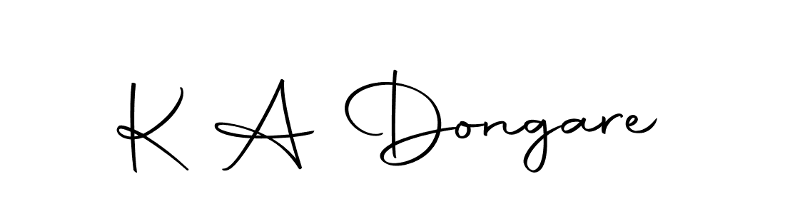 Design your own signature with our free online signature maker. With this signature software, you can create a handwritten (Autography-DOLnW) signature for name K A Dongare. K A Dongare signature style 10 images and pictures png