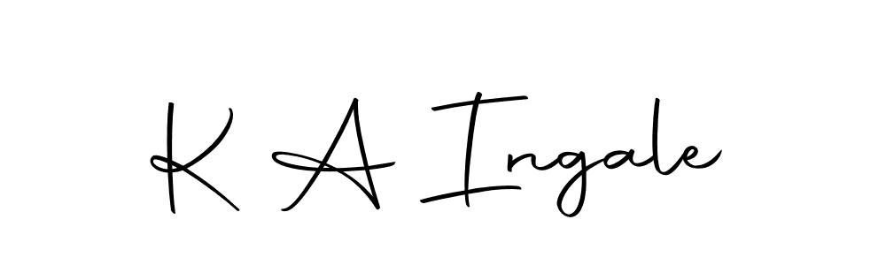 It looks lik you need a new signature style for name K A Ingale. Design unique handwritten (Autography-DOLnW) signature with our free signature maker in just a few clicks. K A Ingale signature style 10 images and pictures png